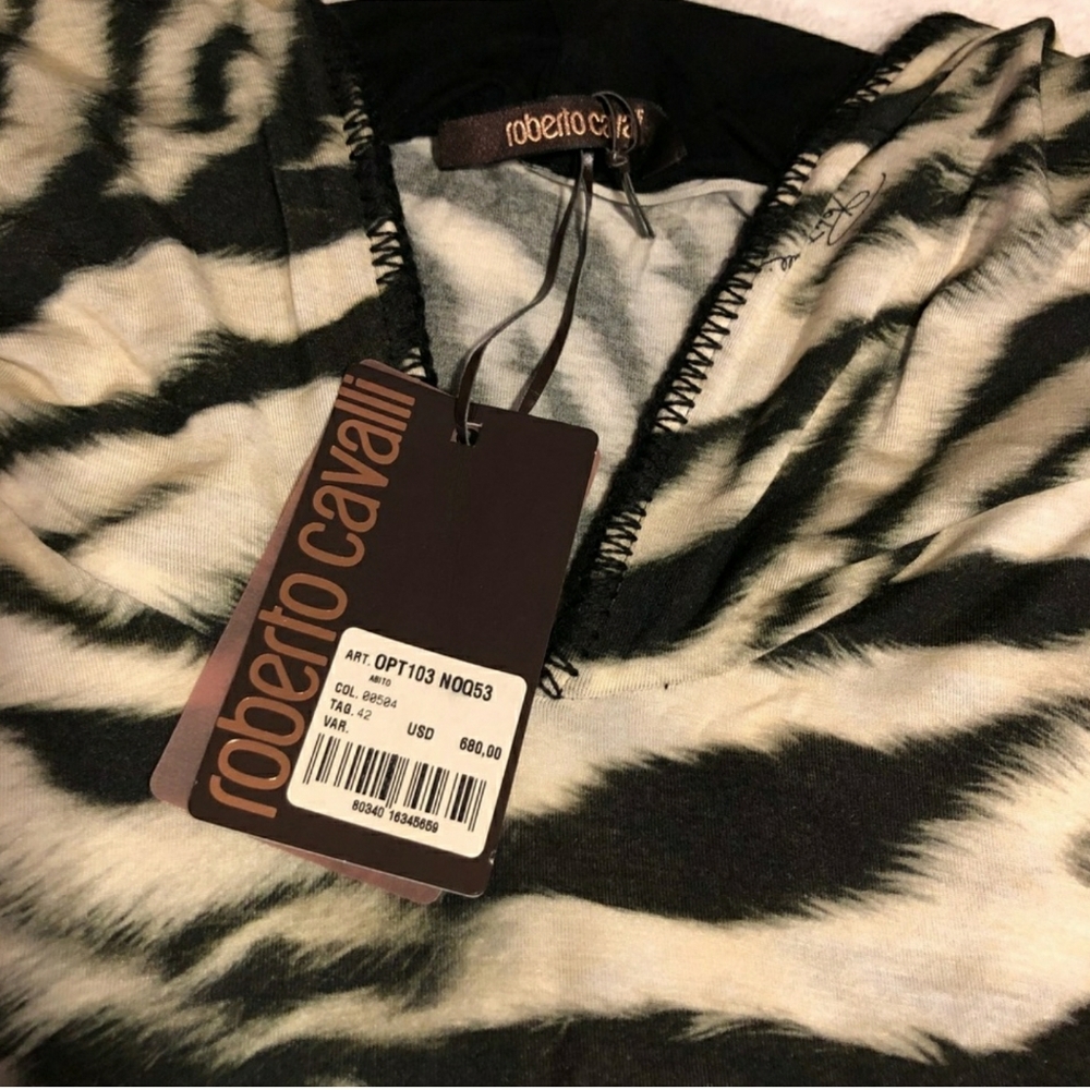 Roberto Cavalli Hoodie Dress